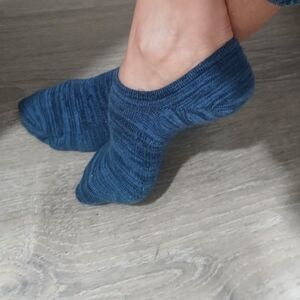Blue Men's Ankle Socks